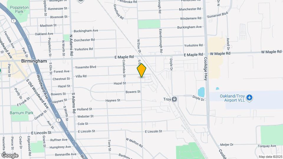 431 S Eton St Map and Location Details