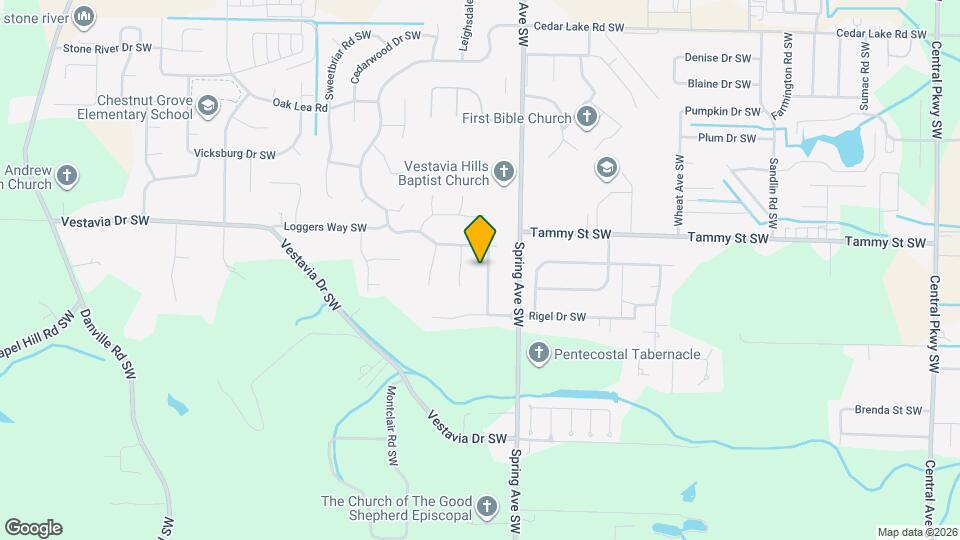 3405 Timber Way SW Map and Location Details