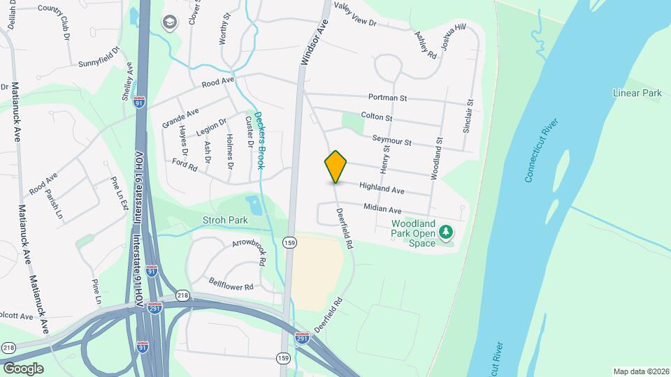 250 Deerfield Rd Map and Location Details