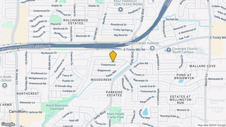 2227 Timberwood Map and Location Details
