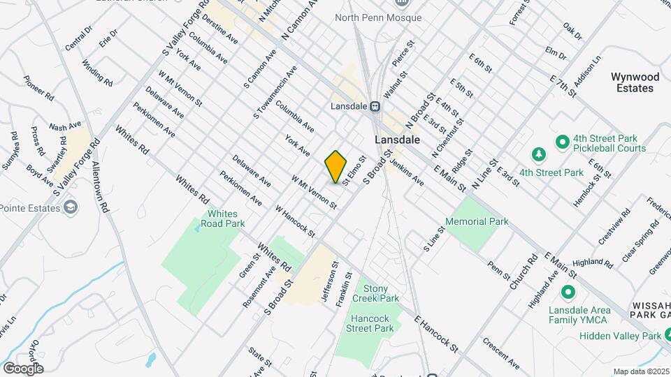 26 Lincoln Ave, Unit #1 Downstairs Map and Location Details
