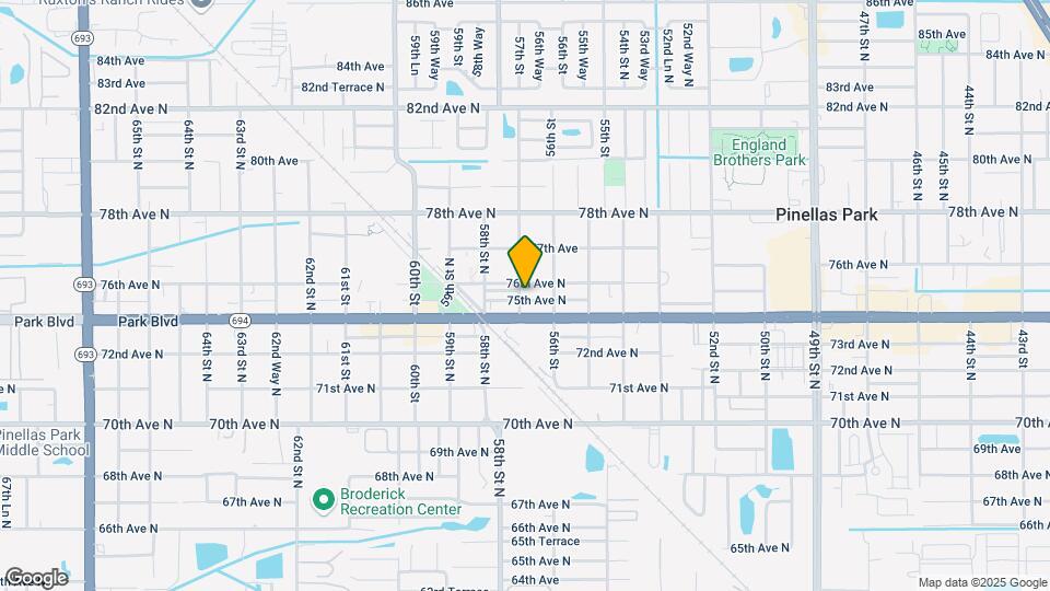 7501 57th St N Map and Location Details