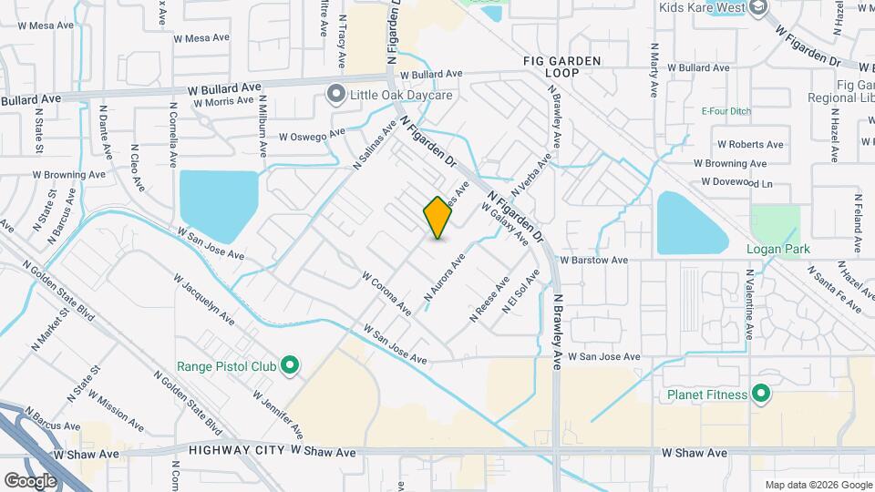 4249 W Capitola Ave Map and Location Details