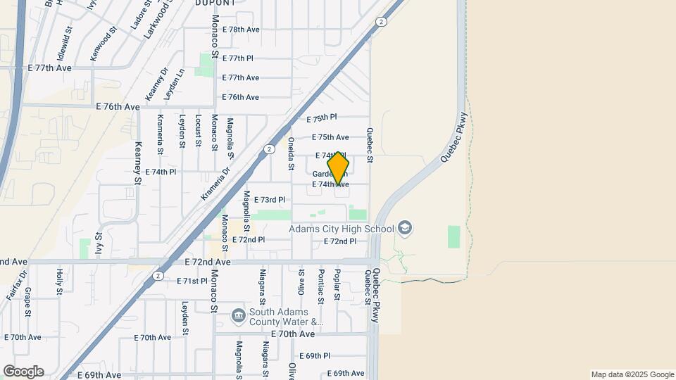 7382 Oneida Dr Map and Location Details