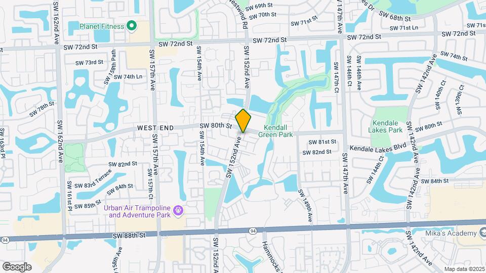 8018 SW 151st Ct Map and Location Details