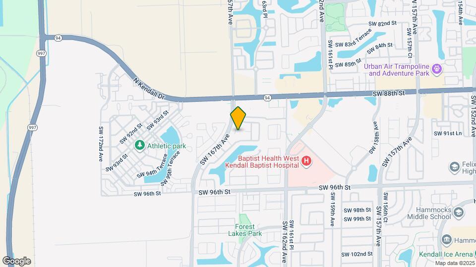 9155 SW 166th Pl Map and Location Details