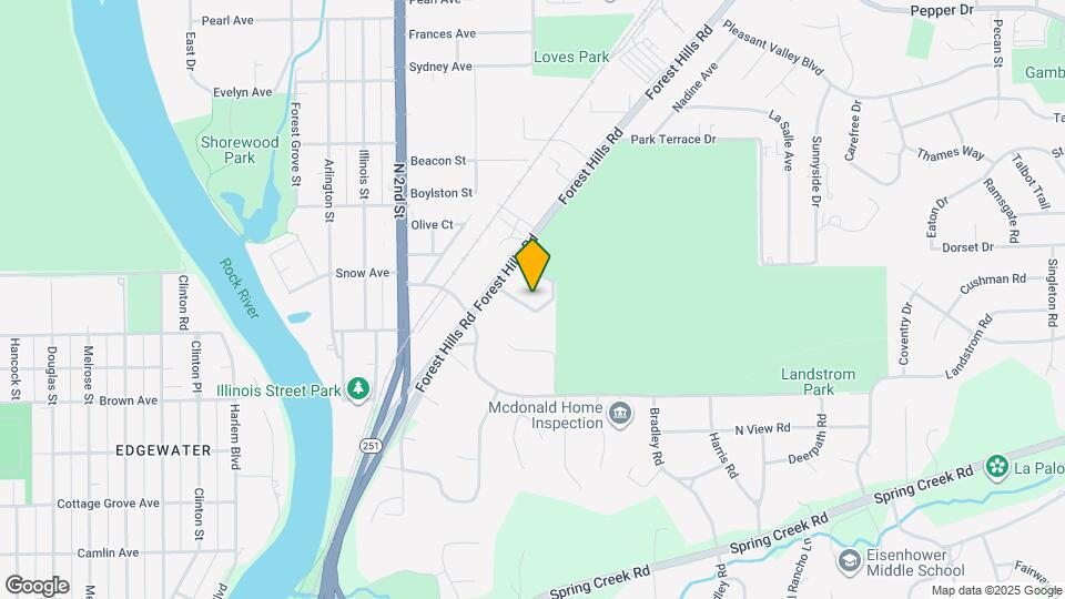 2728 Edgewood Dr Mapa y Detalles de la Ubicación