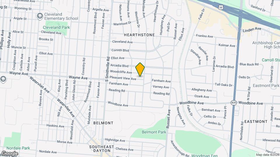 4249 Pleasant View Ave Map and Location Details