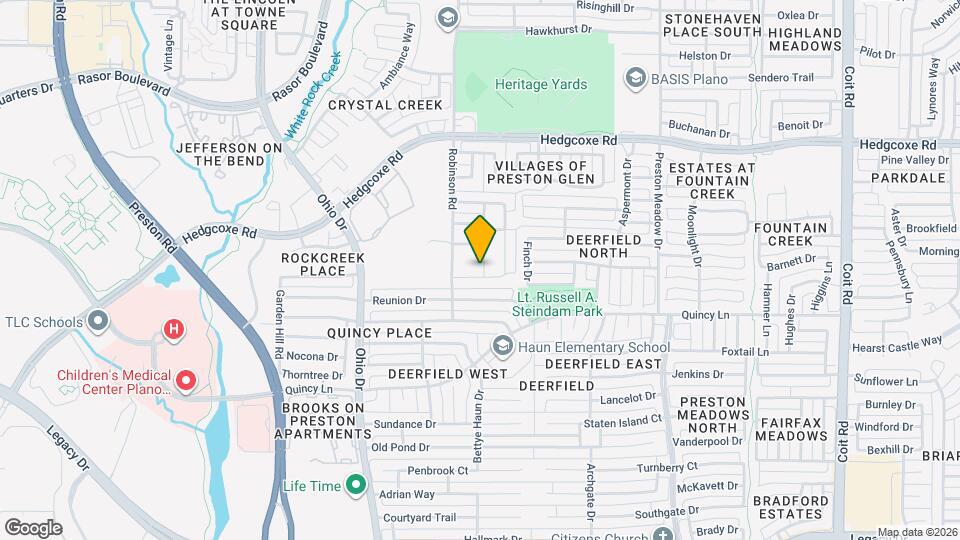 4601 Parkridge Dr Map and Location Details