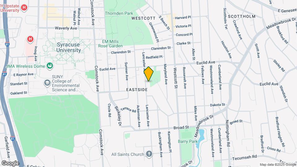 859 Lancaster Ave Map and Location Details