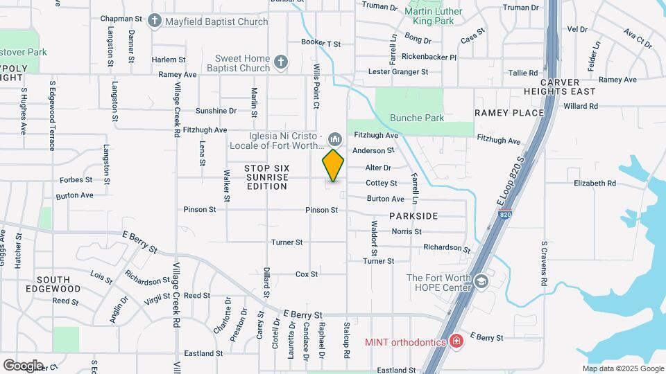 5424 Cottey St Map and Location Details