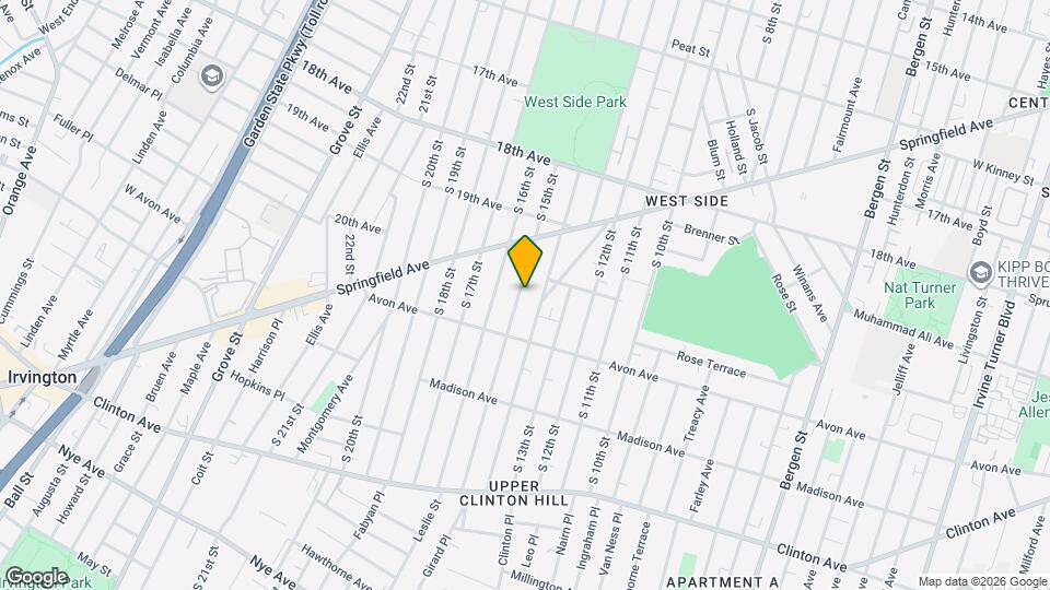 734 S 15th St, Unit 2 Map and Location Details