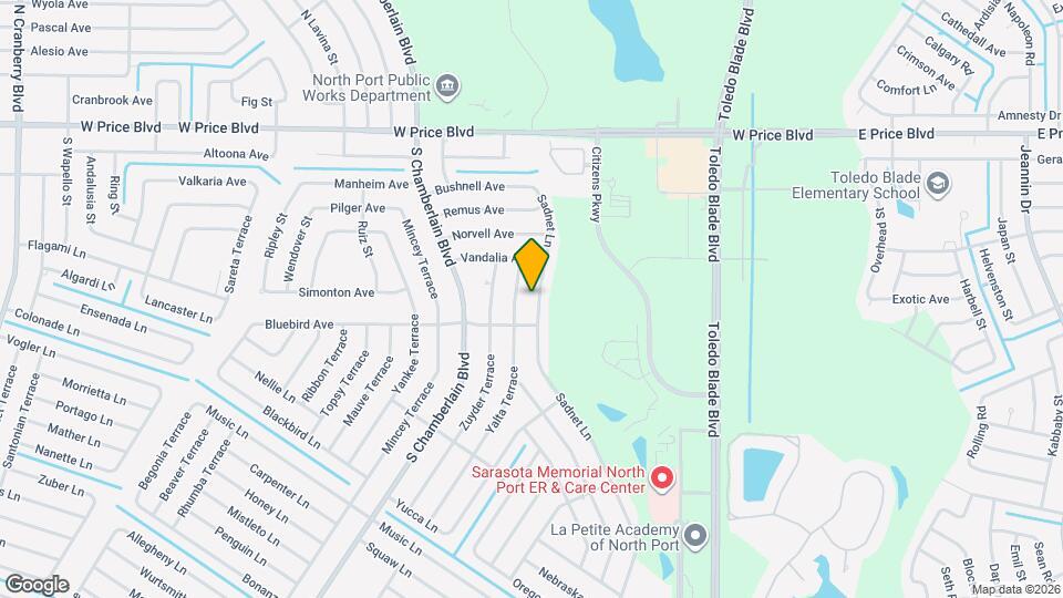 1823 Sadnet Ln Map and Location Details