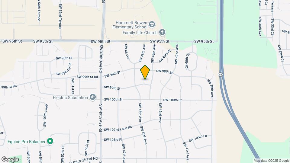 4459 SW 99th St Map and Location Details