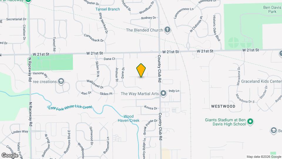 8427 Country Meadows Dr Map and Location Details