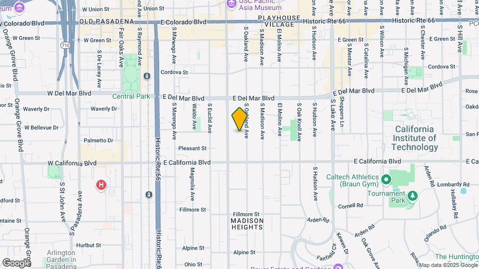 463 S Oakland Ave Map and Location Details