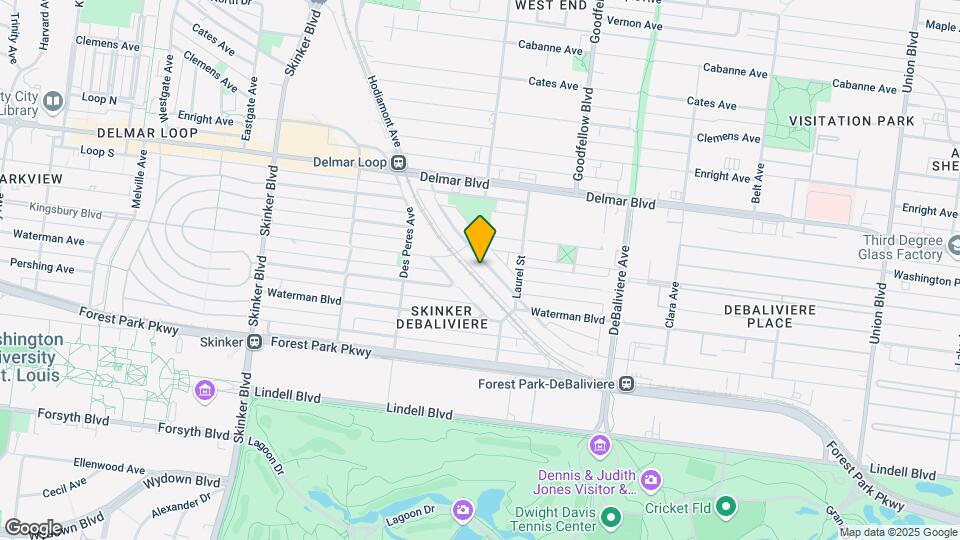 5850 De Giverville Ave Map and Location Details