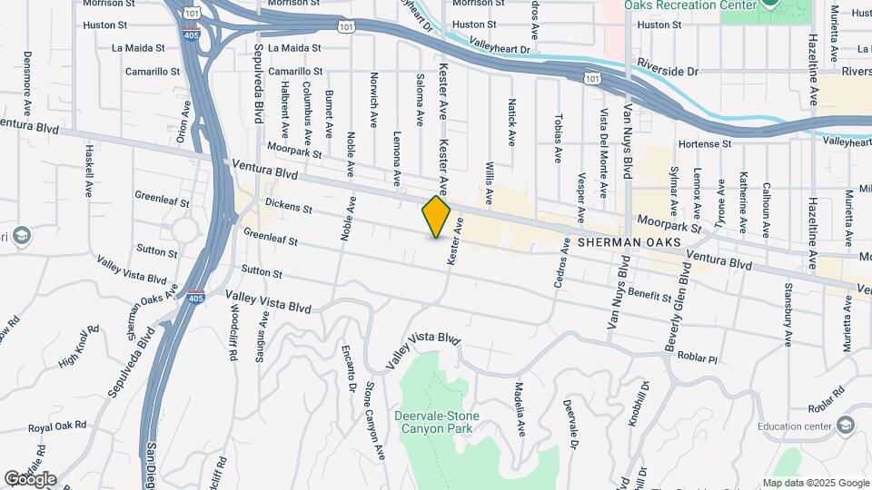 14906 Dickens St Map and Location Details