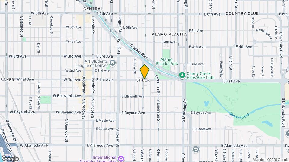 90 N Washington St, Unit #2 Map and Location Details
