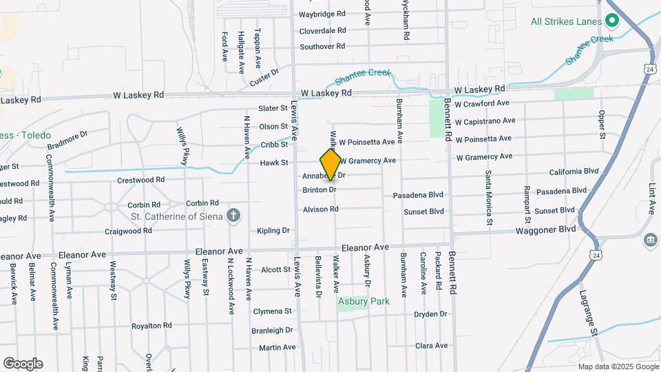 902 Brinton Dr Mapa y Detalles de la Ubicación