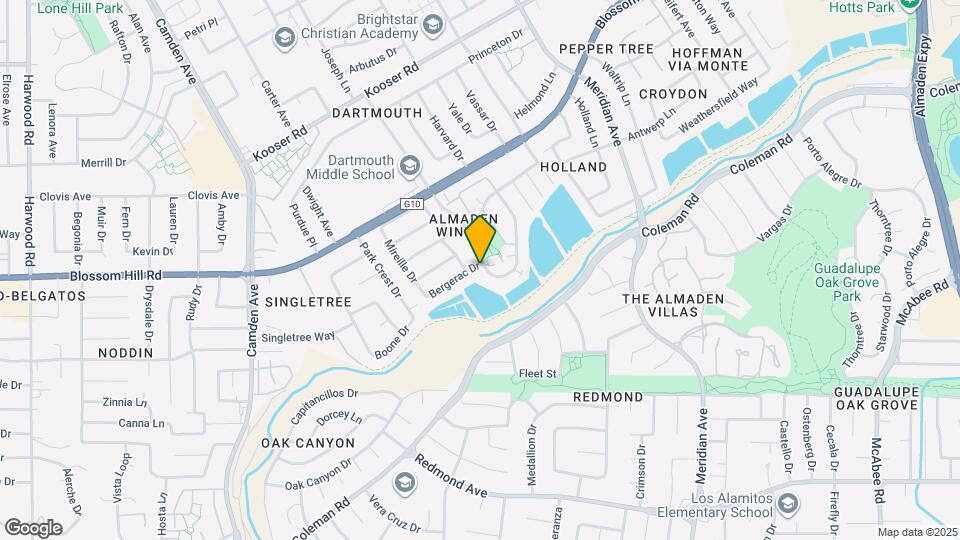 1468 Bergerac Dr Map and Location Details