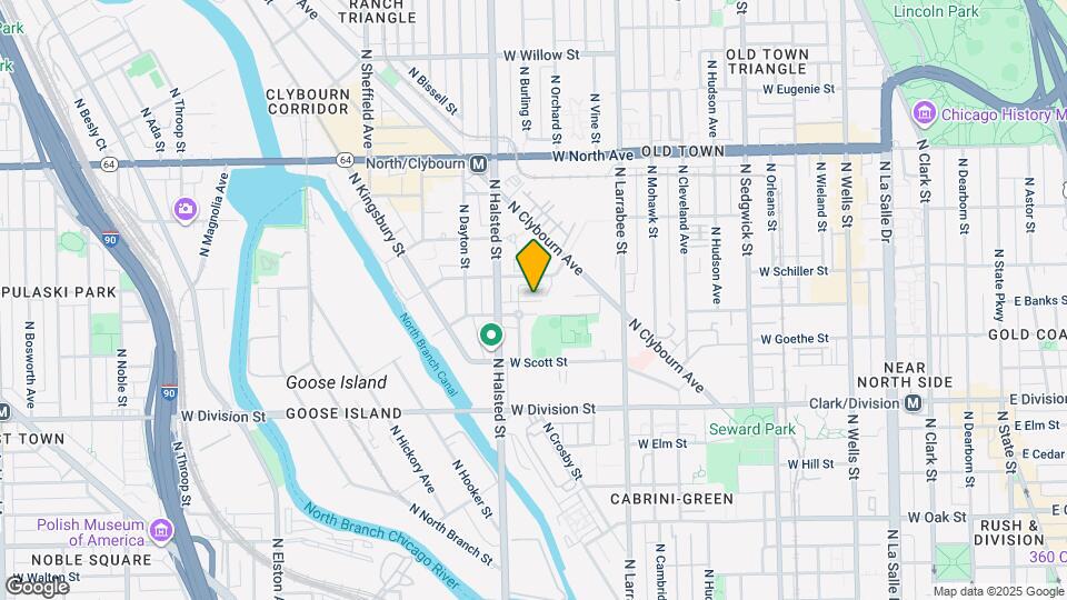 720 W Eastman St Map and Location Details