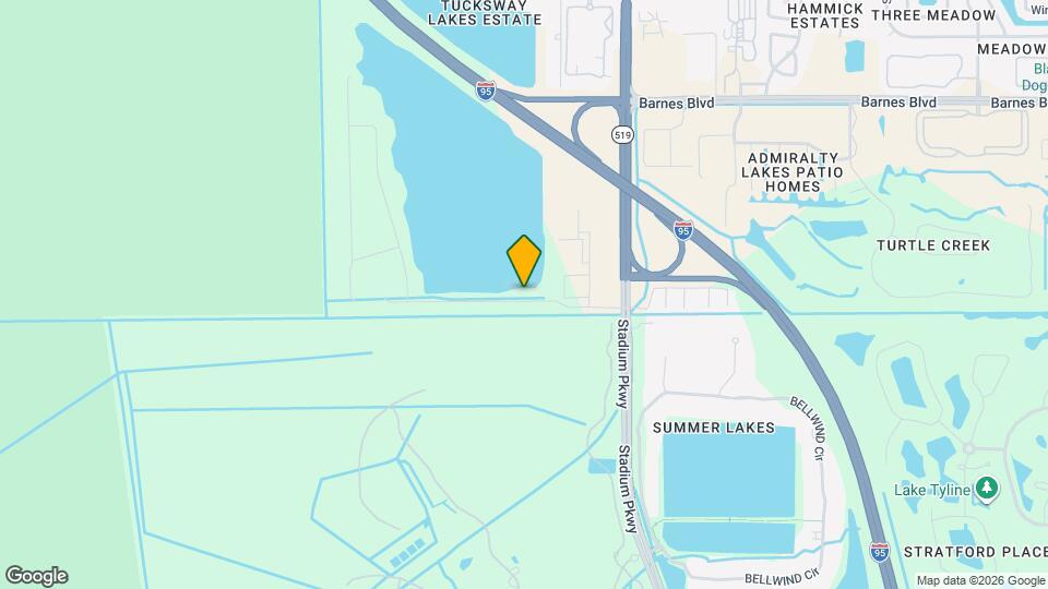 1258 Bluewater Ln Map and Location Details