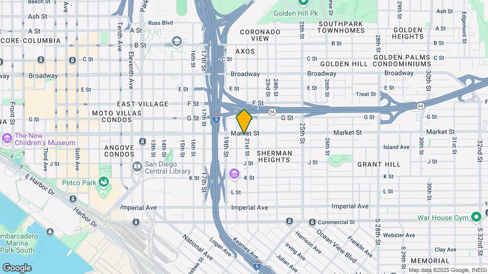 572 21st St Map and Location Details