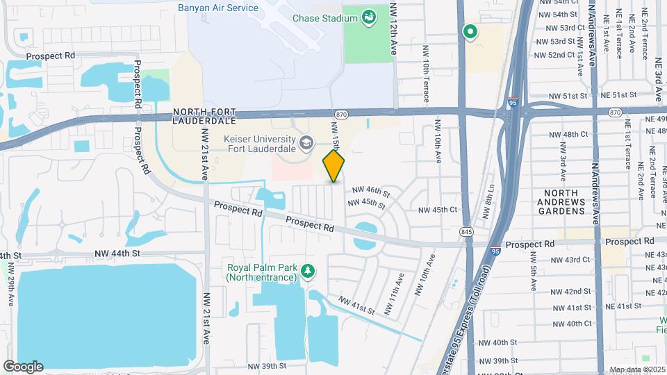 4578 NW 16th Ave Map and Location Details