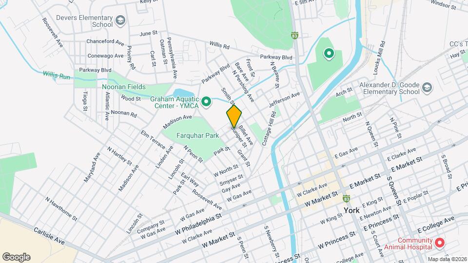 274 Jefferson Ave Map and Location Details