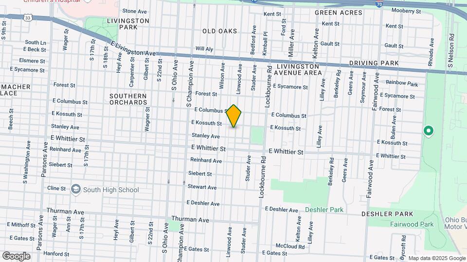 1031 Linwood Ave Map and Location Details
