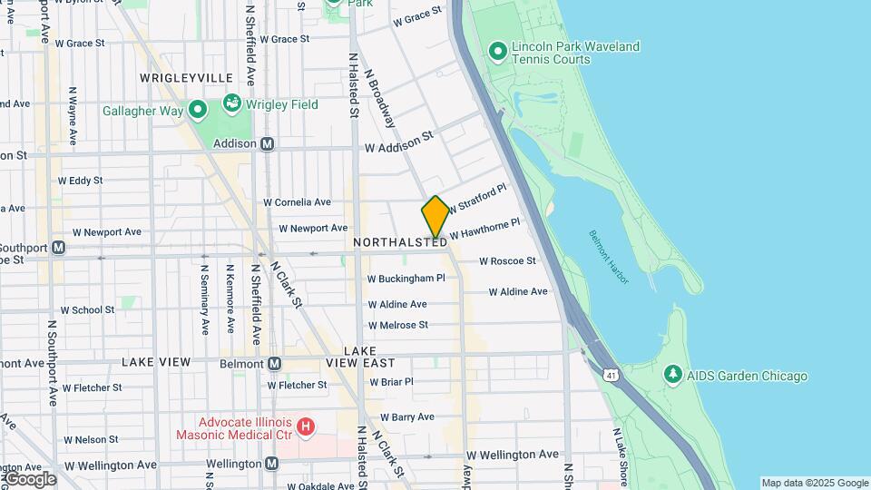 622 W Roscoe St, Unit 622-3B Map and Location Details