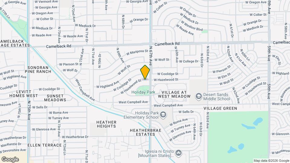 6717 W Hazelwood St Mapa y Detalles de la Ubicación