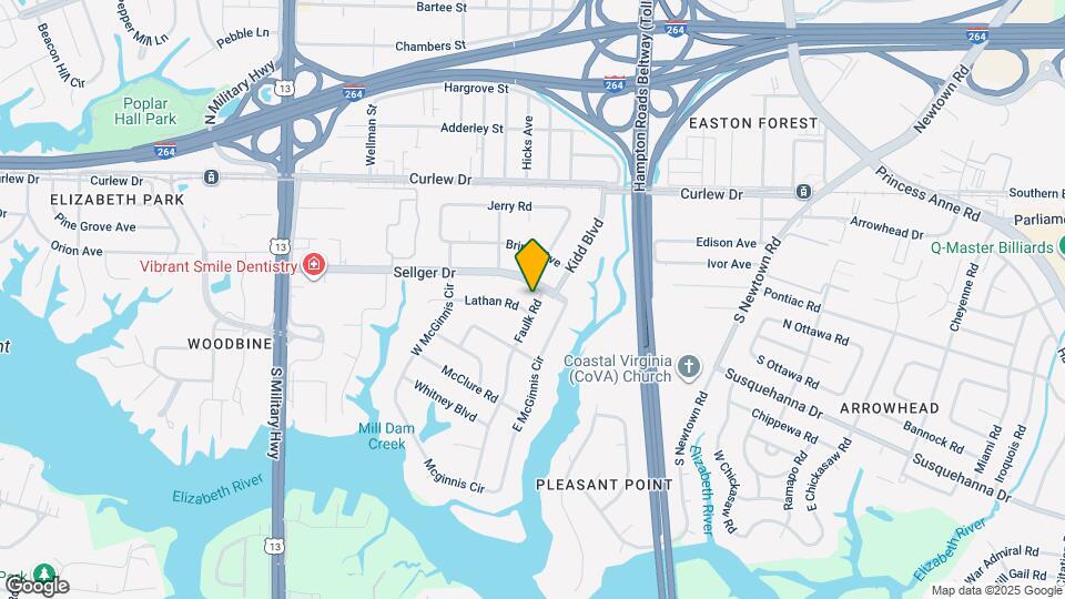 205 Faulk Rd Map and Location Details