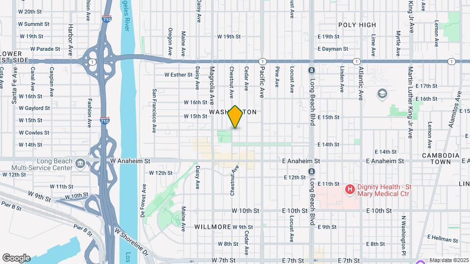1428 Chestnut Ave Mapa y Detalles de la Ubicación
