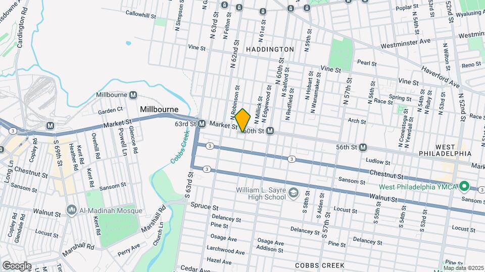 20 S 61st St, Unit 1 Map and Location Details