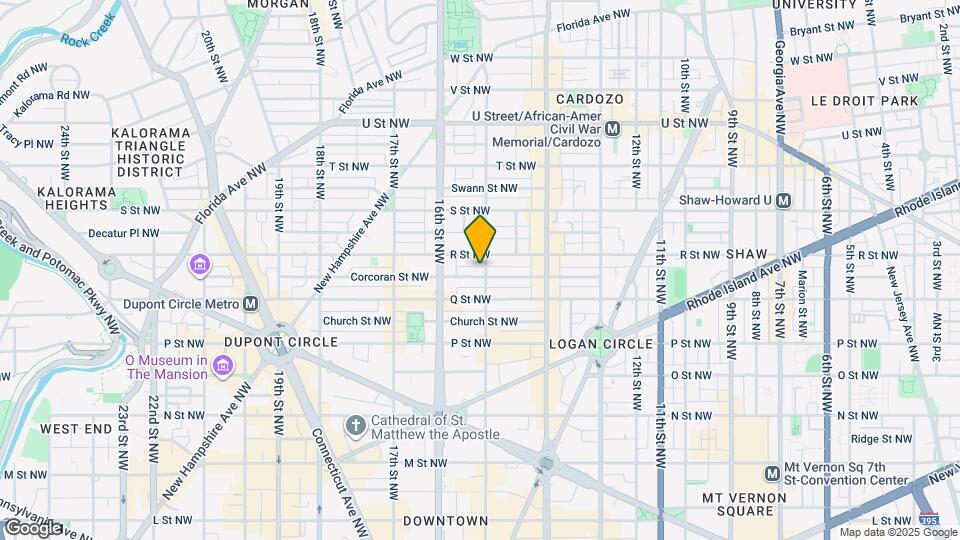 1624 15th St NW Map and Location Details