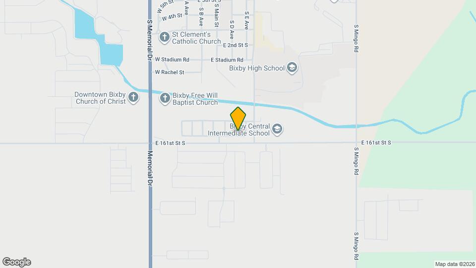 16239 S 88th E Ave Map and Location Details