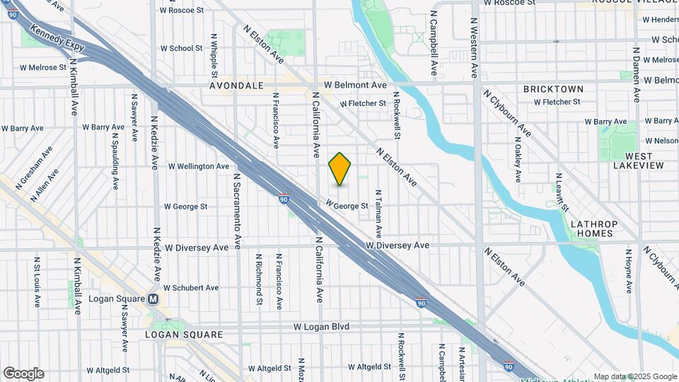 2937 N Fairfield Ave, Unit 1 Map and Location Details