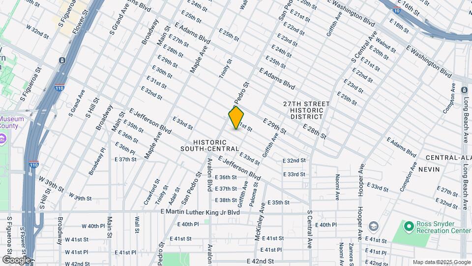 731 E 32nd St, Unit A Map and Location Details