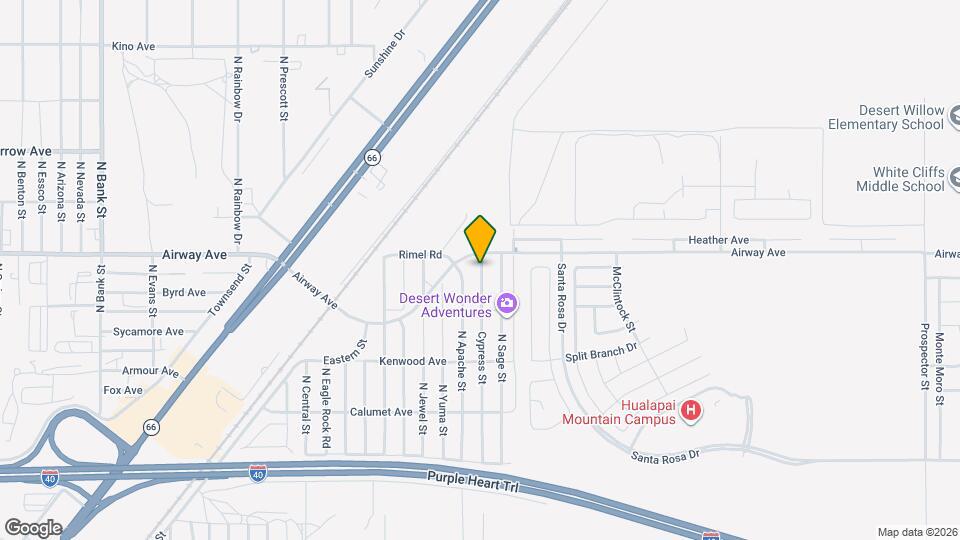 3481 Cypress St Map and Location Details