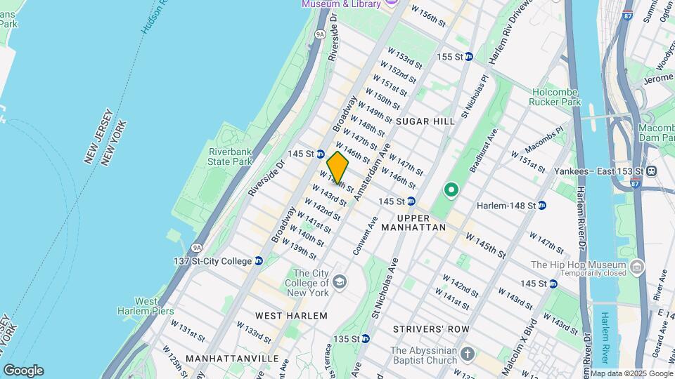 520 W 144th St Map and Location Details