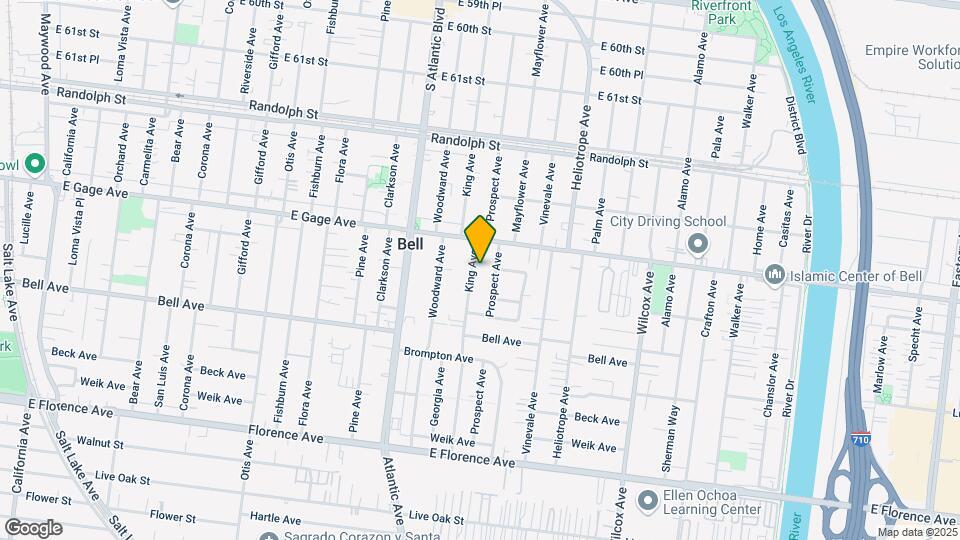 6502-6512 King Ave Mapa y Detalles de la Ubicación