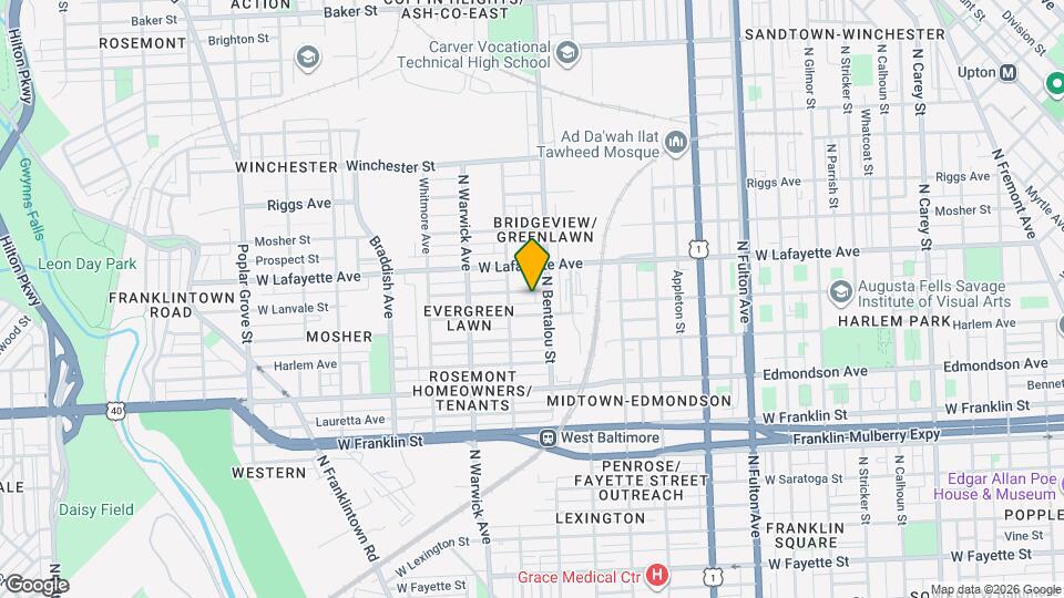 2303 Calverton Heights Ave Map and Location Details