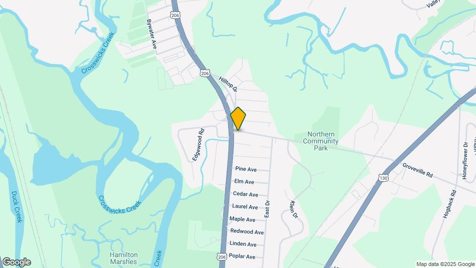 1 Groveville Rd Map and Location Details