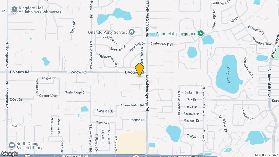 322 N Wekiwa Springs Rd Map and Location Details