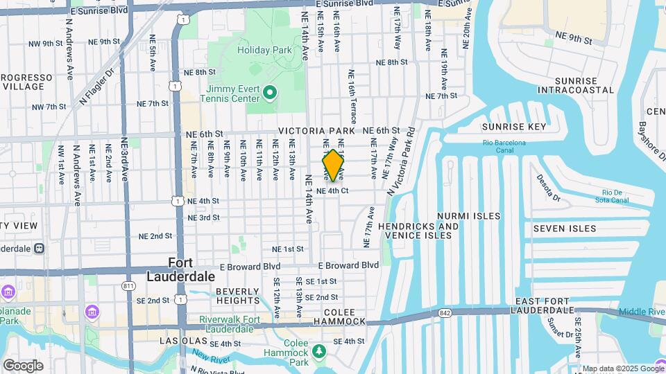 416 NE 15th Ave, Unit VICTORIA PARK CONDO Map and Location Details