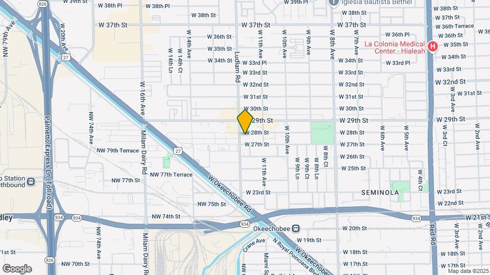 2775 W 12th Ave Mapa y Detalles de la Ubicación