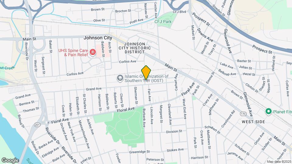 91 Grand Ave Map and Location Details