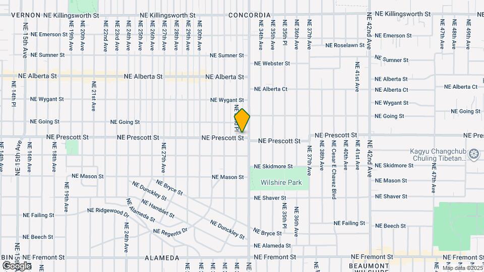 3257 NE Prescott St Map and Location Details